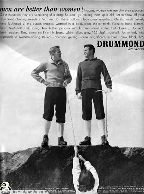 ¡Los hombres son mejores que las mujeres!