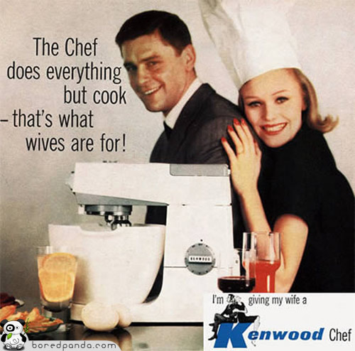 El Chef hace todo menos cocinar -para eso están las esposas!